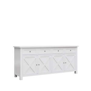 Hamptons Sideboard 4 Drawers and 4 Doors 1900w - Coastal Charm