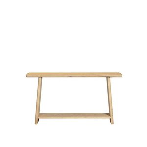 Oaky Console Table - sleeked curved lines