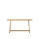 Oaky Console Table - sleeked curved lines