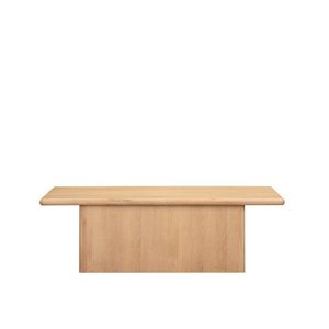 Oaky Coffee Table - sleeked curved lines