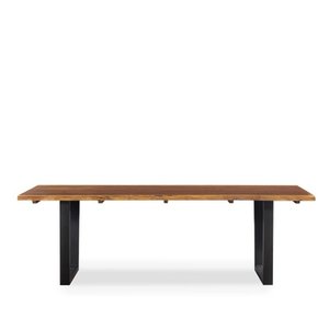 Dining: LiveEdge Dining Table 2400w - Blackwood veneer