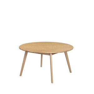 Dining: Oaky Dining Table 1400dia - sleeked curved lines