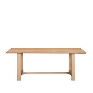 Dining: Oaky Dining Table 2000w - sleeked curved lines