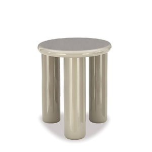 Molly Side Table - elegant curves and lacquered surface