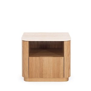 Stash 1 Dr Bedside - Contemporary Bedside Table with Drawer and Shelf Storage