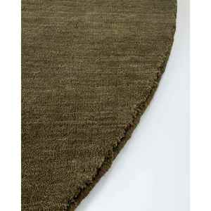 Home Decor: Sandringham Round Floor Rug - Moss