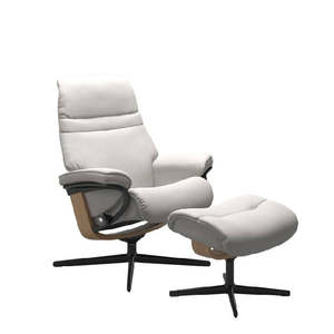 Stressless Sunrise Leather Recliner - Cross Base - Special Buy (Batick)