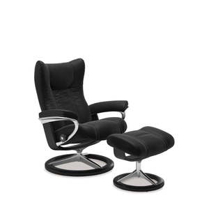 Stressless: Stressless Wing Leather Recliner - Signature Base (Paloma)