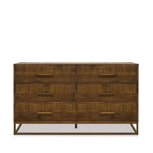 Bedroom: Haze Lowboy 6 Drawer - Unique and Contemporary