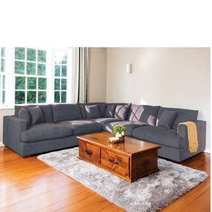 Lounge: Crescent 5 Piece Corner suite - Contemporary design