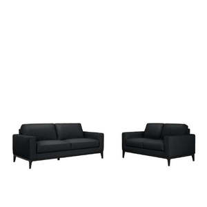 Lounge: Elise 3 + 2 Seater suite - Full-grain corrected leather