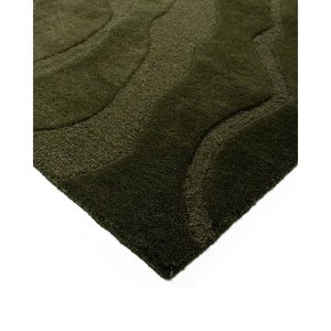 Mira Floor Rug - Olive (100% Wool)