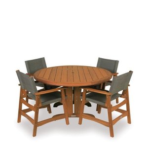 Eden Outdoor Dining Suite 1300dia (5 Pce) or 1800dia (9 Pce)