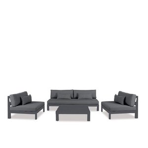 Outdoor: Hobson Bay 4 piece Outdoor Modular Lounge Suite