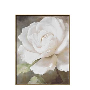 Gardenia Framed Canvas Art