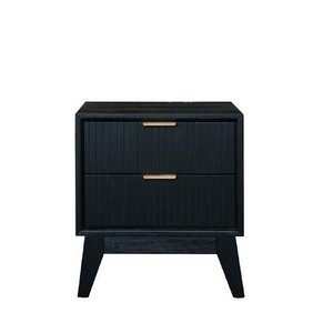 Ella 2 Dr Bedside - Brushed Gold Handles
