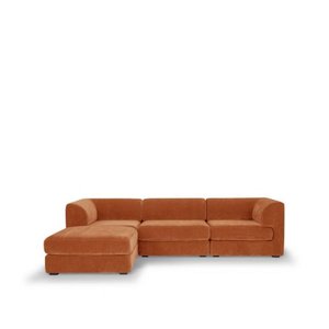 Lounge: Harmony Modular 3 Seater Chaise - Velvet modular suite