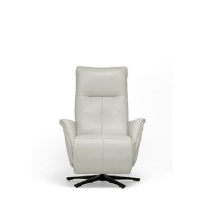 Lounge: Slimline Smooth Power Recliner with Swivel
