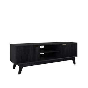Ella 2 Door TV Unit - Brushed Gold Handles