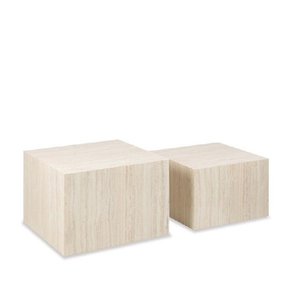 Dice Coffee Tables 2 pce Set - Square