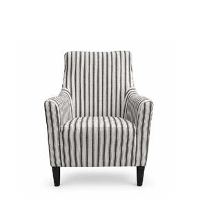Tyler Stripe Tub Chair – Classic Linen Comfort
