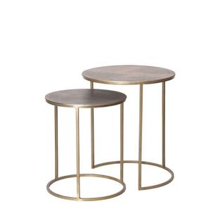 Casablanca Aluminium & Iron Side Table - Set of 2