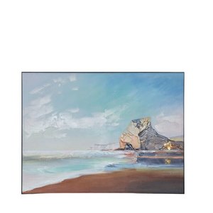 Black Sands Piha Oil Painting