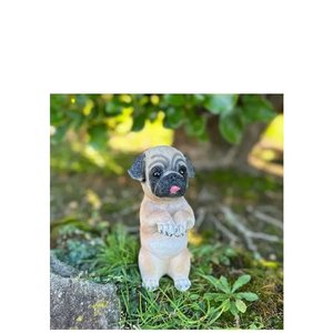 Home Decor: Pug Dog – Cute Decor for the Home - Garden or Fence