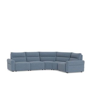 Lazboy: La-Z-Boy Sedona 5 Piece Cnr Power Reclining Modular - Nature Ice Blue - While stocks last
