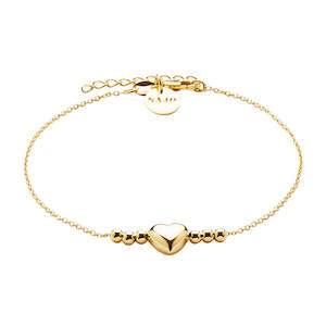 Bracelet: Amore Gold Charm Bracelet