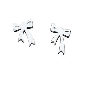 Sale: Mini Bow Studs Silver