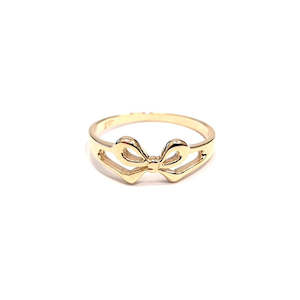 Yellow Gold Bow Ring