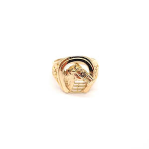 Horseshoe Gold Ring