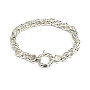 Sterling Silver Wheat Chain Bracelet