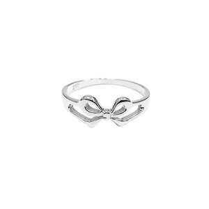 Silver Bow Ring