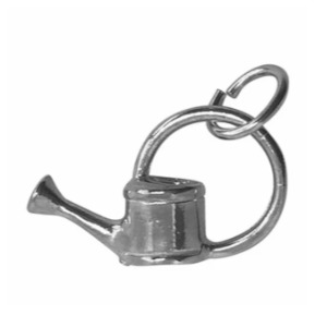 Silver Watering Can Charm