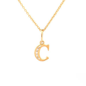 Personalized Letter Pendant