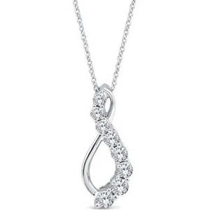 Lab Grown Diamond Curve Pendant