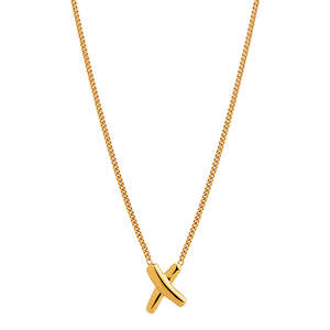 Bisous Gold Necklace