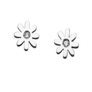 Earrings: Mini Daisy Studs Sterling Silver