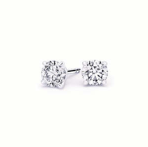 Custom Jewellery: White Gold Lab Grown Diamond Stud Earrings 0.78ct