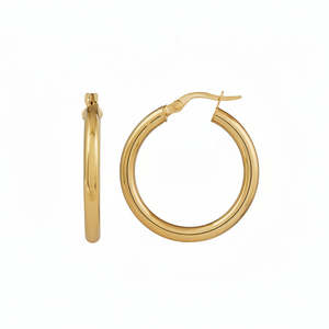 Yellow Gold Hoop Earrings
