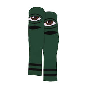 Toy Machine: TOY MACHINE SECT EYE SOCKS - FOREST