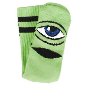 TOY MACHINE SECT EYE SOCKS - GREEN