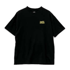 Womens Tops: X-GIRL DINER RELAXED TEE - BLACK