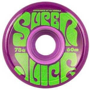 Ojs Wheels: OJ'S SUPER JUICE TRANSLUCENT PURPLE 60MM 78A