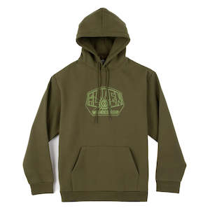 Alien Workshop: ALIEN WORKSHOP OG LOGO LINES HOODY - OLIVE