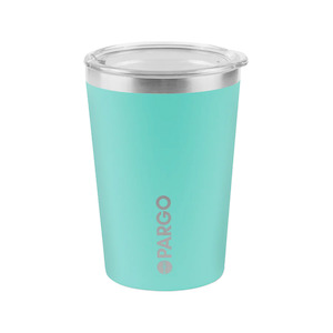Project Pargo: PROJECT PARGO 12oz INSULATED REUSABLE CUP - ISLAND TURQUOISE
