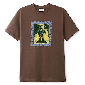 Just Arrived: BUTTER GOODS STOLEN BOOTS TEE - BROWN