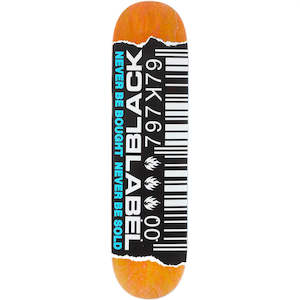 BLACK LABEL BARCODE RIPPED 8.25"